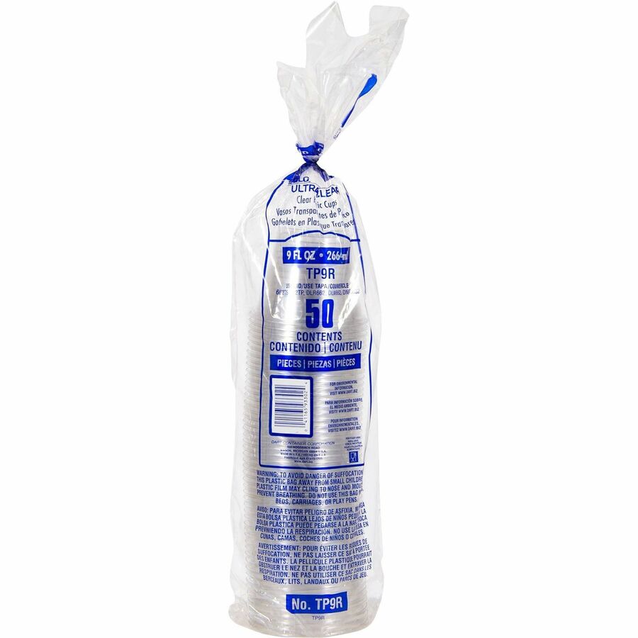 Solo Ultra Clear 9 oz Squat Cold Cups