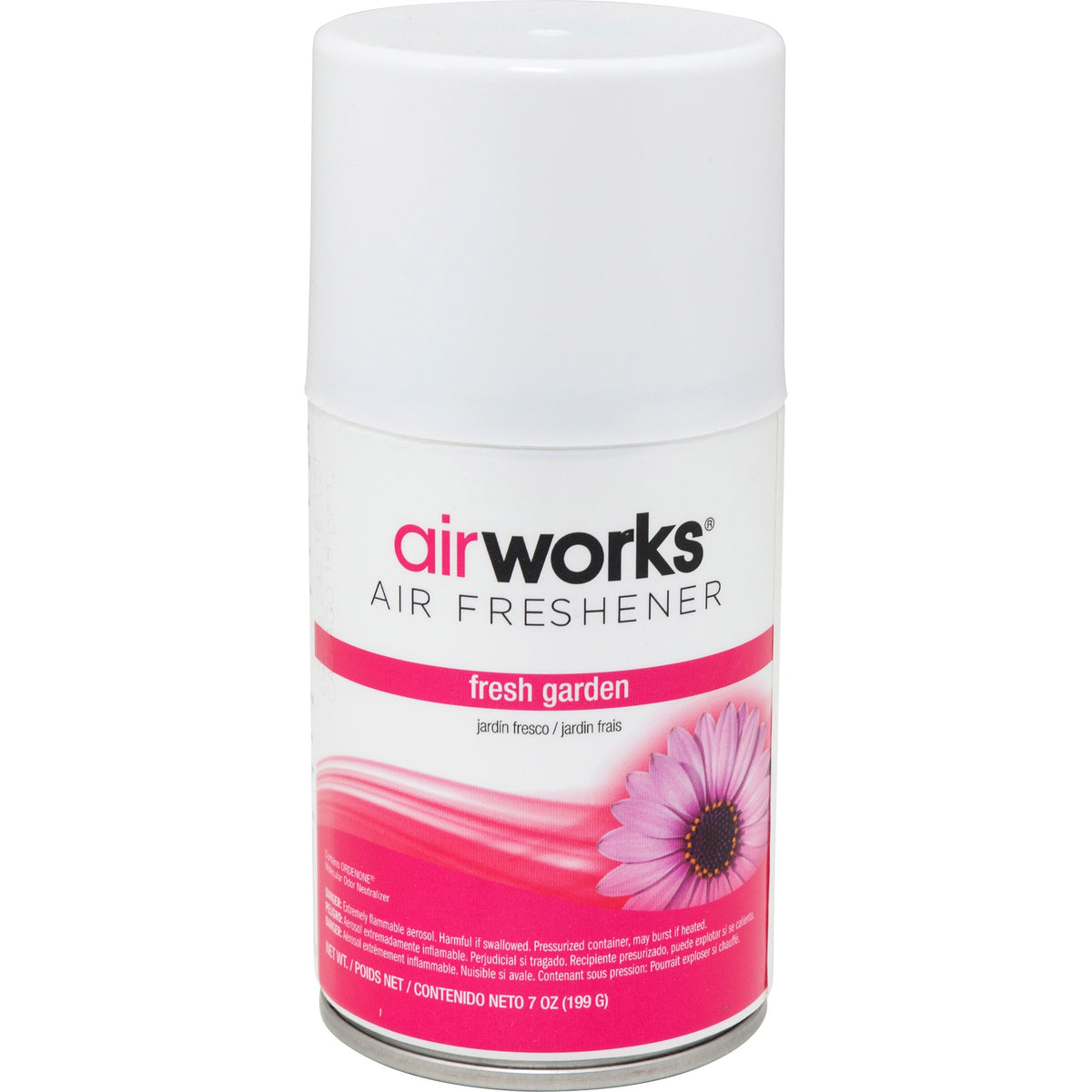 AirWorks Metered Aerosol Air Freshener, 12/cs - Fresh Garden