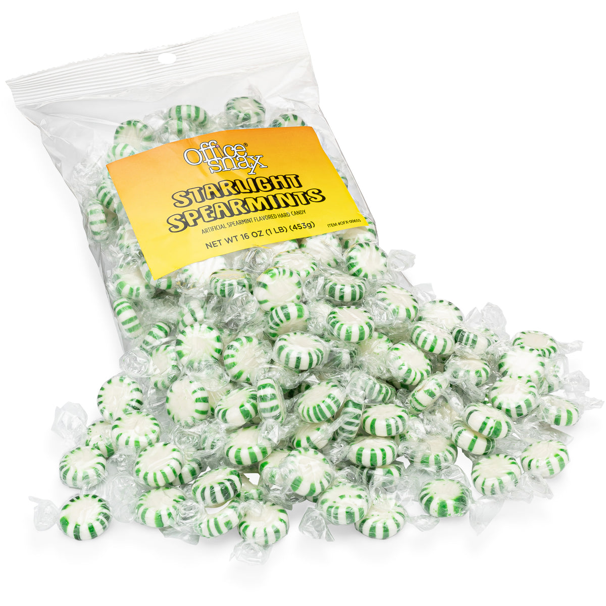Office Snax Tub of Starlight Spearmints Candy