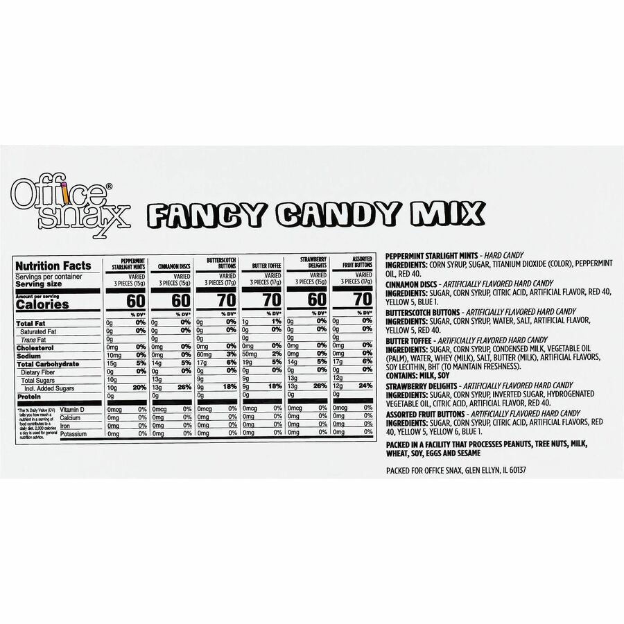 Office Snax Fancy Mix Hard Candies