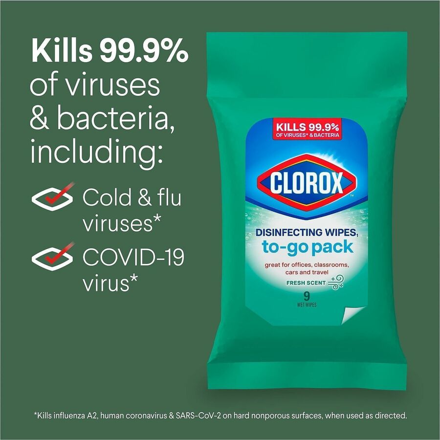 Clorox Bleach-Free Disinfecting WipesTo-Go Pack