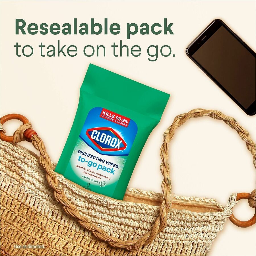 Clorox Bleach-Free Disinfecting WipesTo-Go Pack