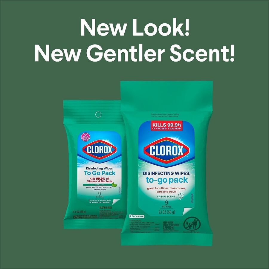 Clorox Bleach-Free Disinfecting WipesTo-Go Pack