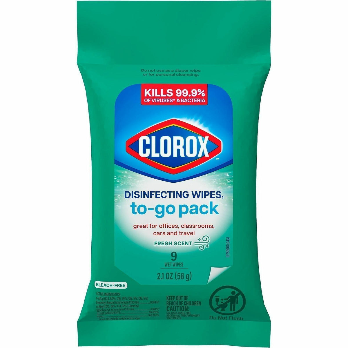 Clorox Bleach-Free Disinfecting WipesTo-Go Pack