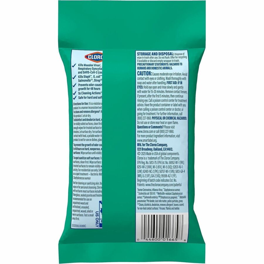 Clorox Bleach-Free Disinfecting WipesTo-Go Pack