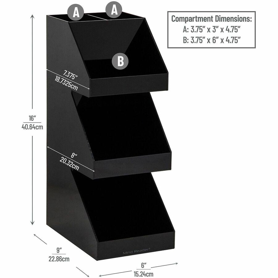 Mind Reader 3-Tier Countertop Organizer