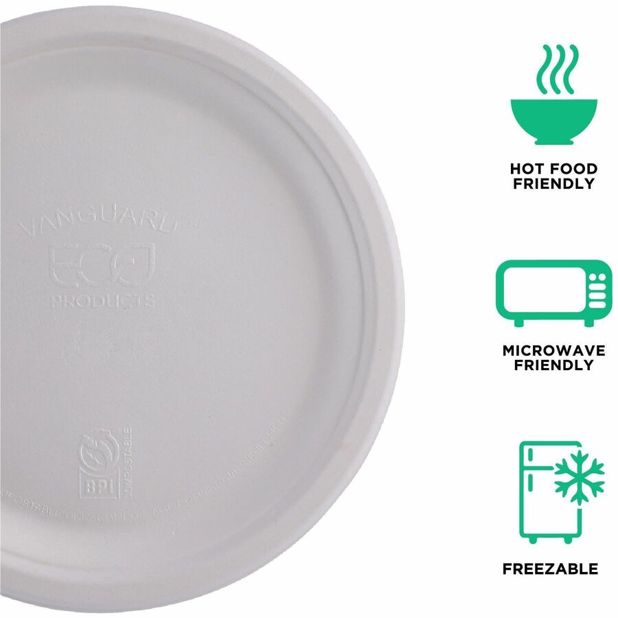 Eco-Products Vanguard 10" Sugarcane Plates