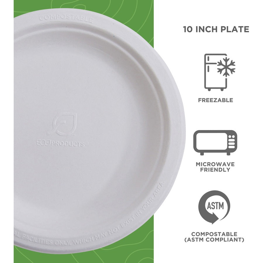 Eco-Products Vanguard 10" Sugarcane Plates
