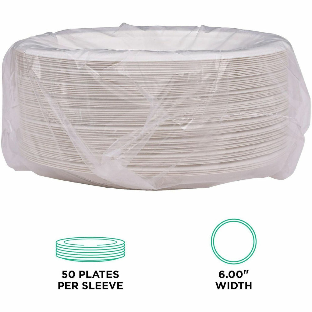 Eco-Products Vanguard 6" Sugarcane Plates