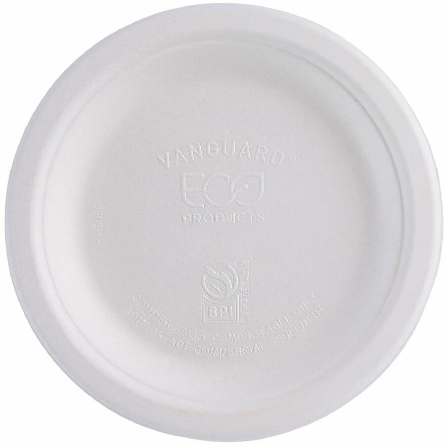Eco-Products Vanguard 6" Sugarcane Plates