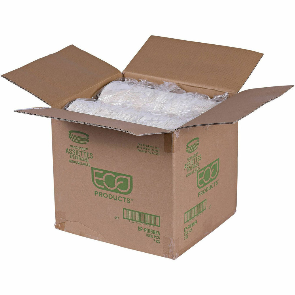 Eco-Products Vanguard 6" Sugarcane Plates