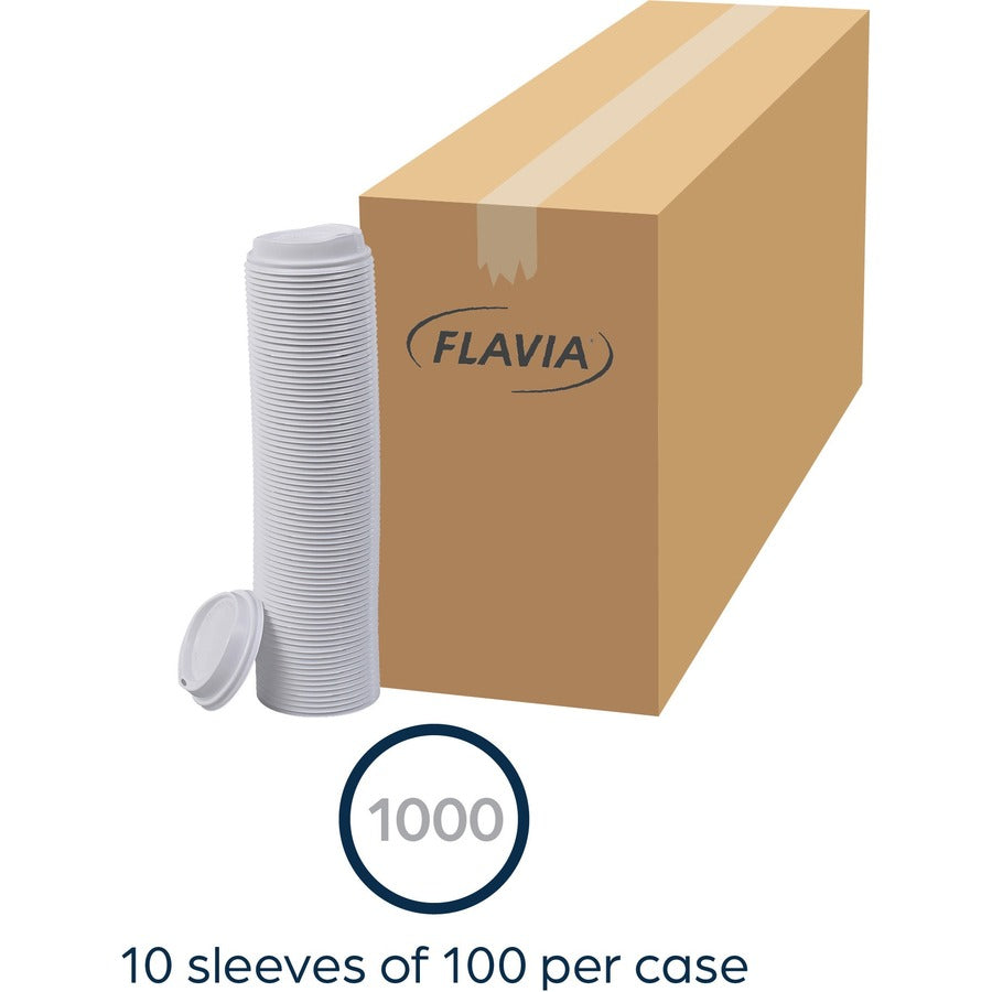 Flavia 10 oz Hot Beverage Paper Cup Lids