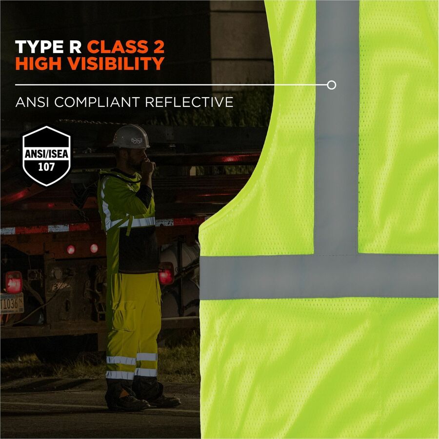 Ergodyne GloWear 8210HL Mesh Hi-Vis Safety Vest