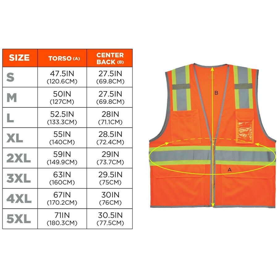 Ergodyne 8246Z 2-Tone High-Visibility Safety Vest