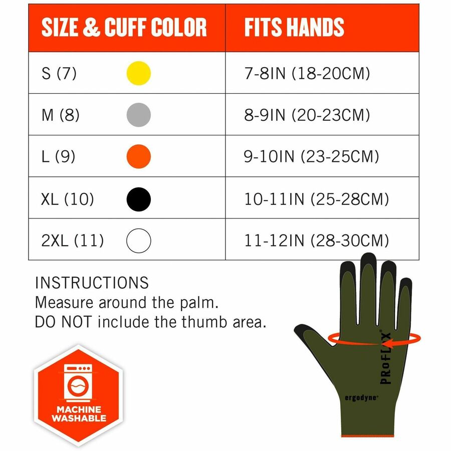 Ergodyne Nitrile-Coated Cut-Resistant Gloves