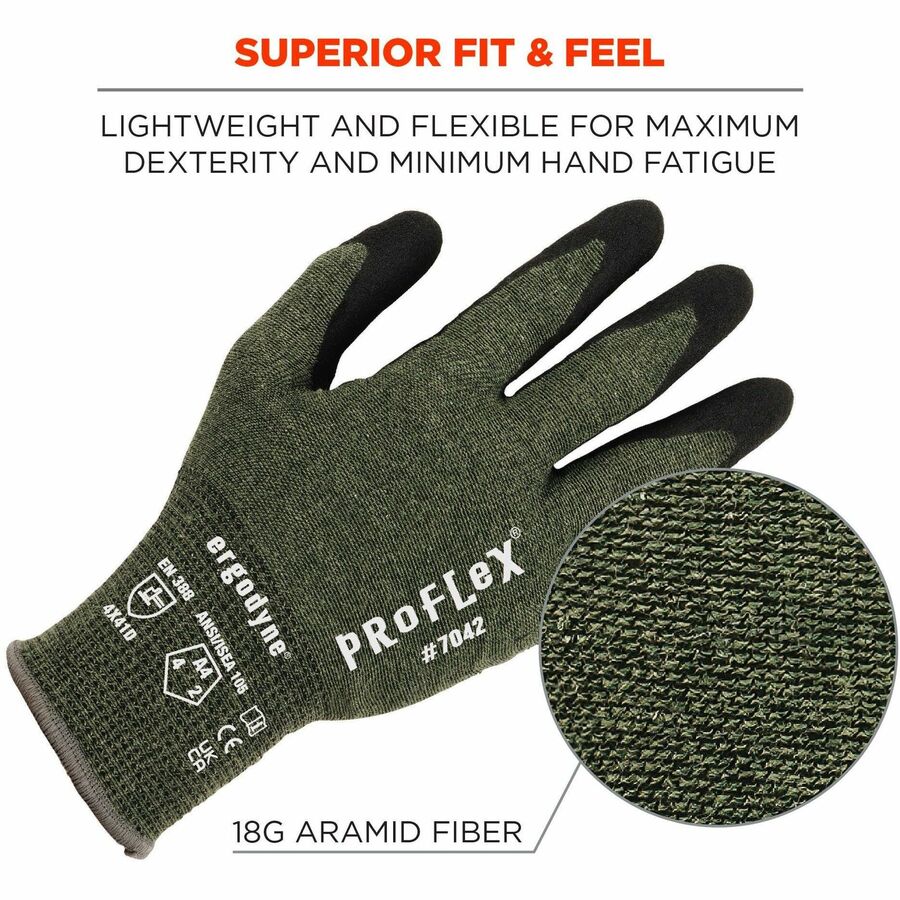 Ergodyne Nitrile-Coated Cut-Resistant Gloves