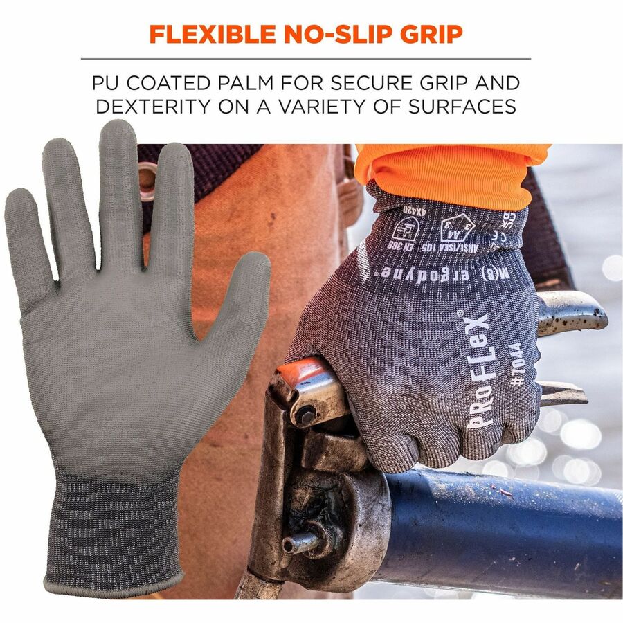 Ergodyne 7044 PU-Coated Cut-Resistant Gloves