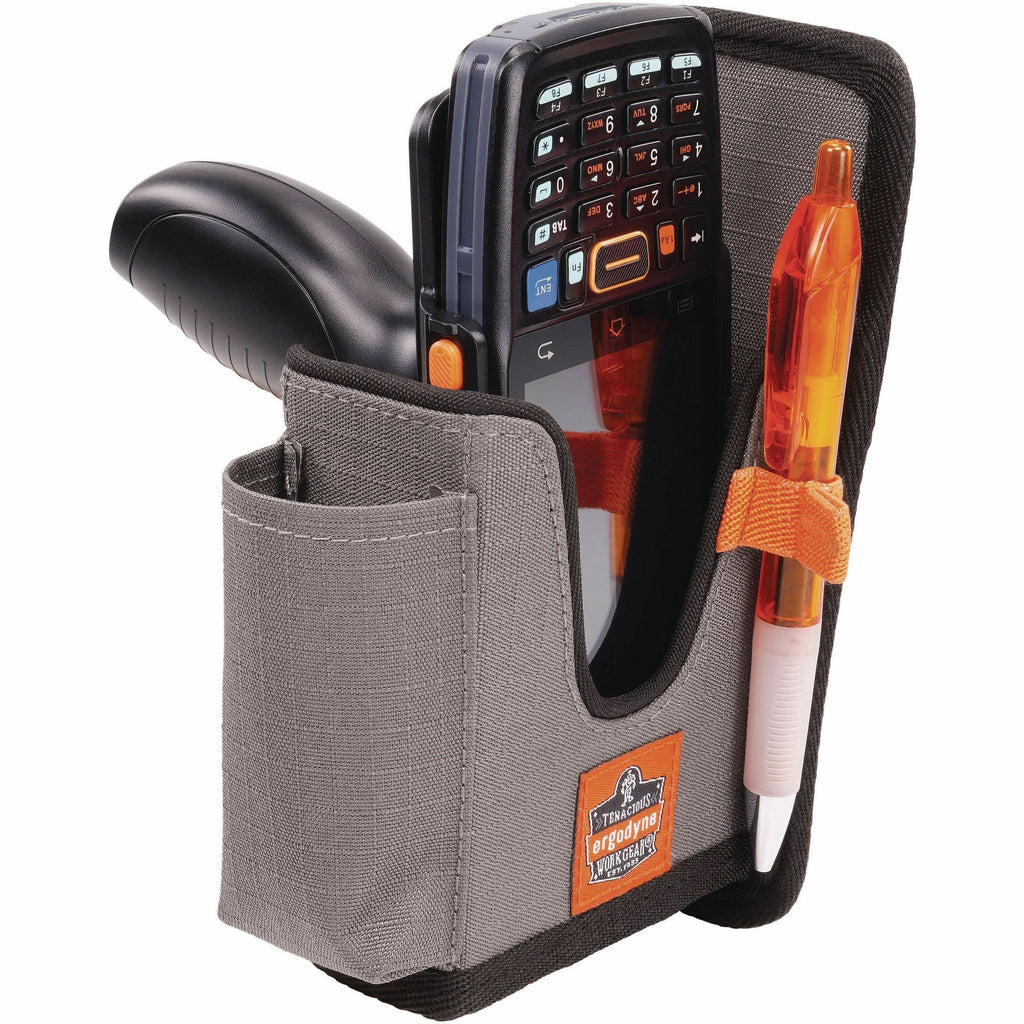 Ergodyne Squids 5541 Carrying Case Rugged (Holster) Bar Code Scanner, Mobile Computer, Pen - Gray