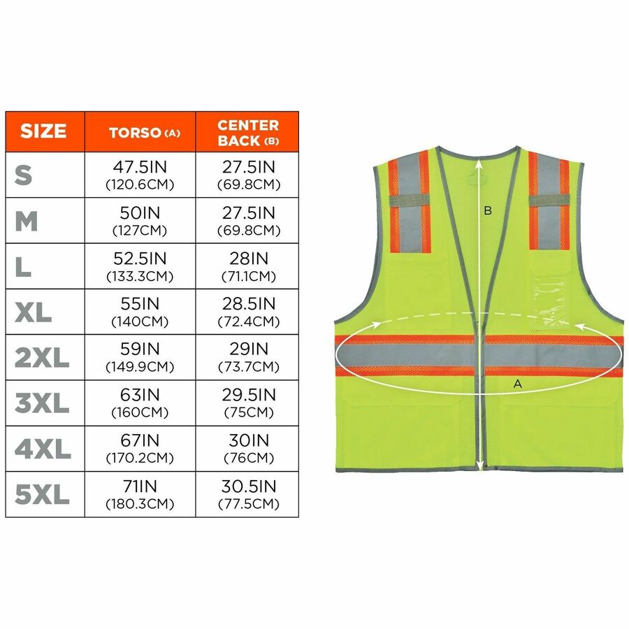 Ergodyne 8246Z 2-Tone High-Visibility Safety Vest