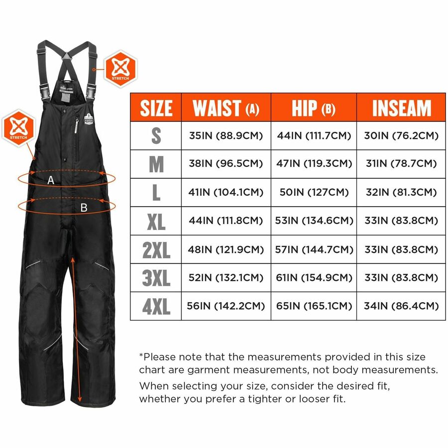 Ergodyne 6472 Insulated Bib Overalls