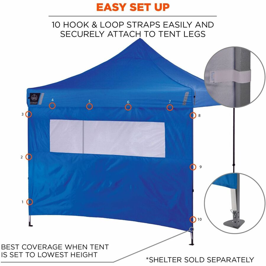 Ergodyne Heavy-Duty Tent Sidewalls w/Window
