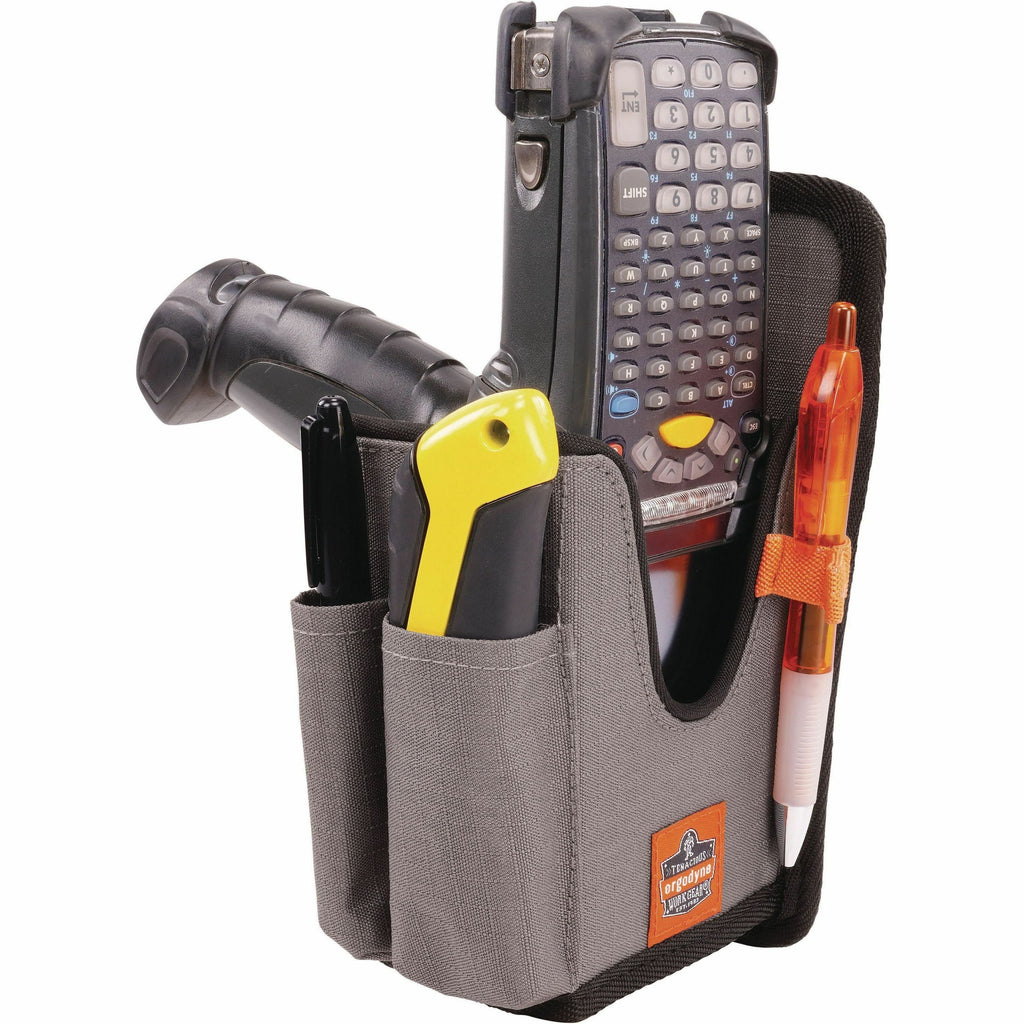 Ergodyne Squids 5541 Carrying Case Rugged (Holster) Bar Code Scanner, Mobile Computer, Pen - Gray