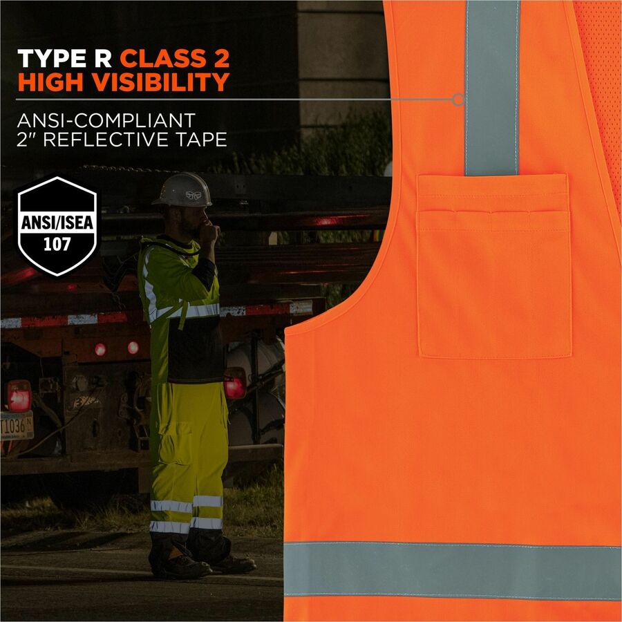 Ergodyne GloWear 8249Z Hi-Vis Surveyors Vest