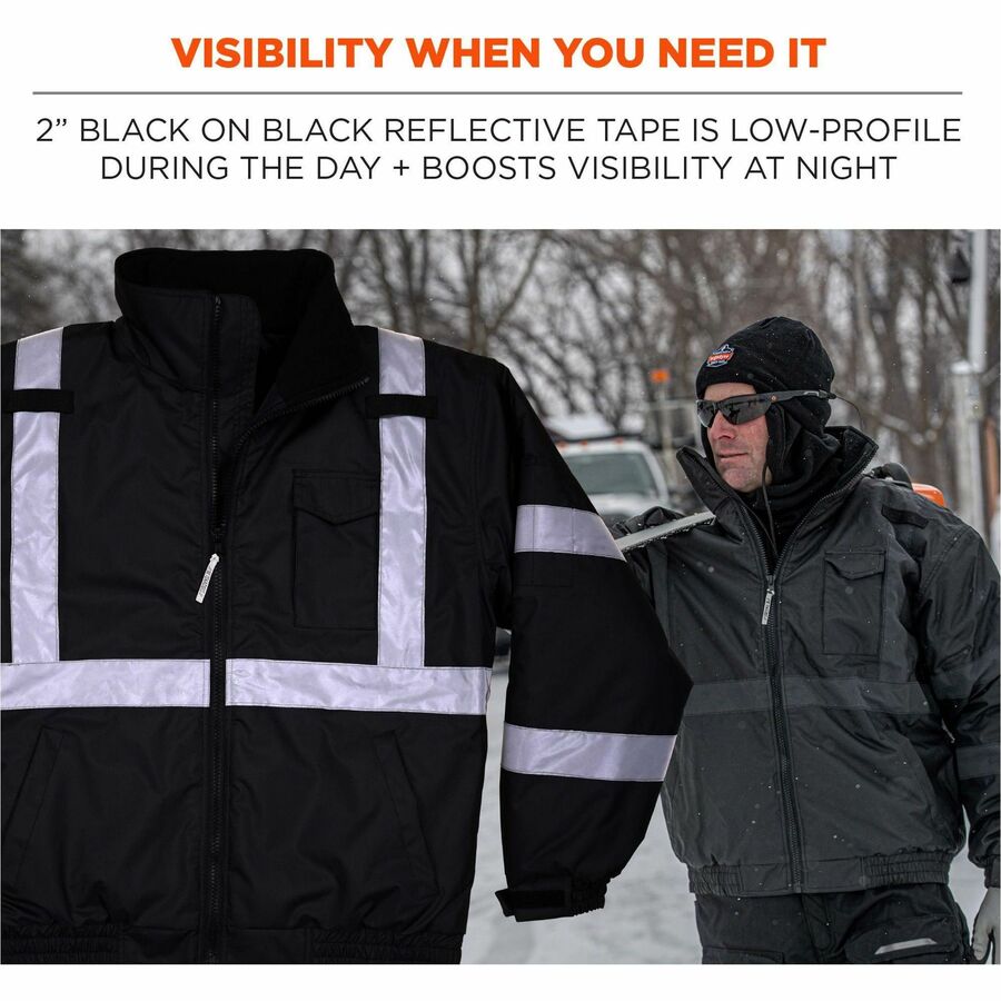 Ergodyne GloWear 8377 Thermal Bomber Hi-Vis Jacket