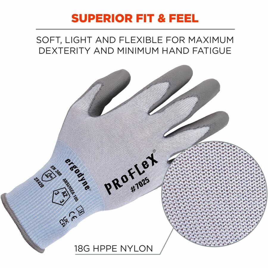 Ergodyne 7025 PU-Coated Cut-Resistant Gloves