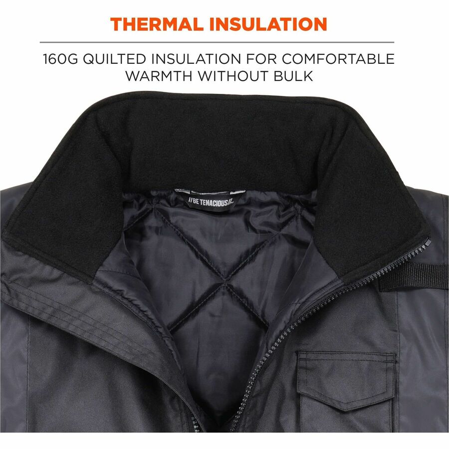 Ergodyne GloWear 8377 Thermal Bomber Hi-Vis Jacket