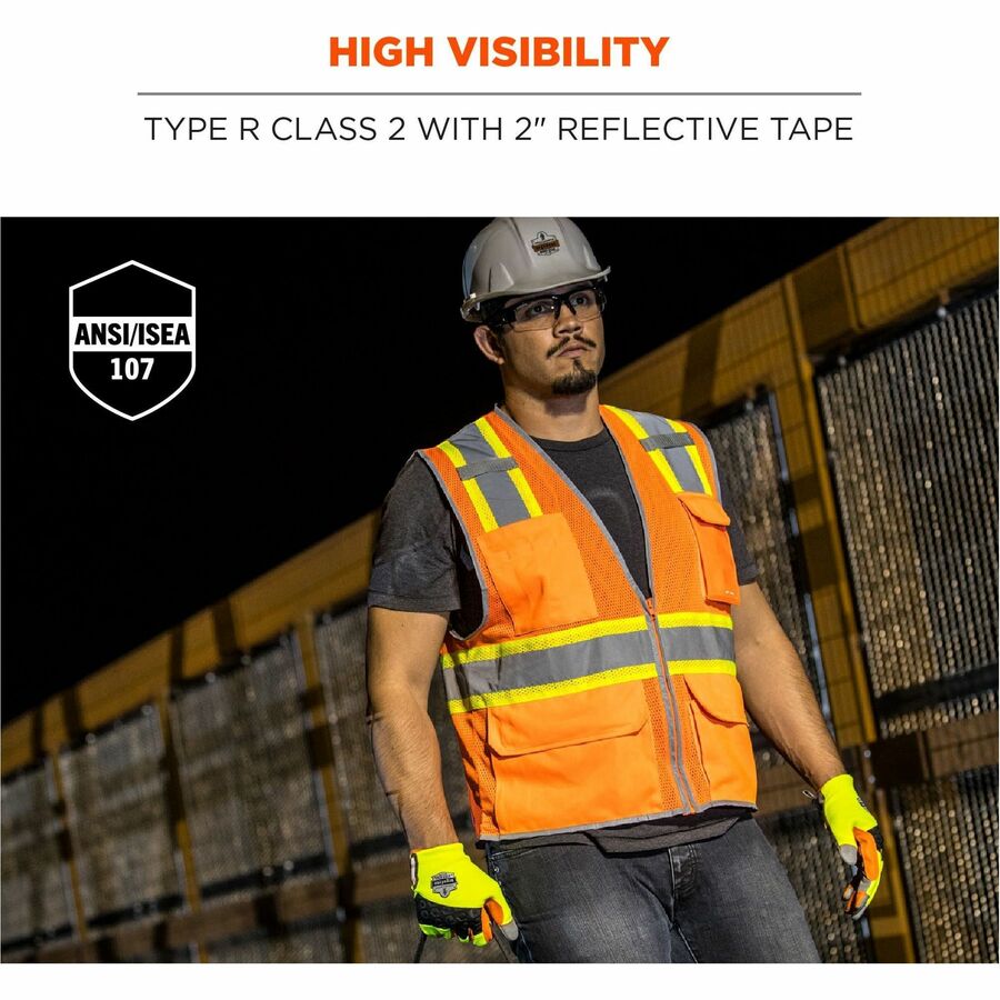 Ergodyne 8246Z 2-Tone High-Visibility Safety Vest