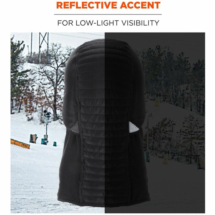 Ergodyne 6955 Insulated Balaclava Face Mask - 3-Layer, Spandex, Polartec Power Grid