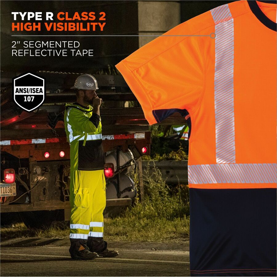 Ergodyne 8283BK Lightweight Hi-Vis T-Shirt