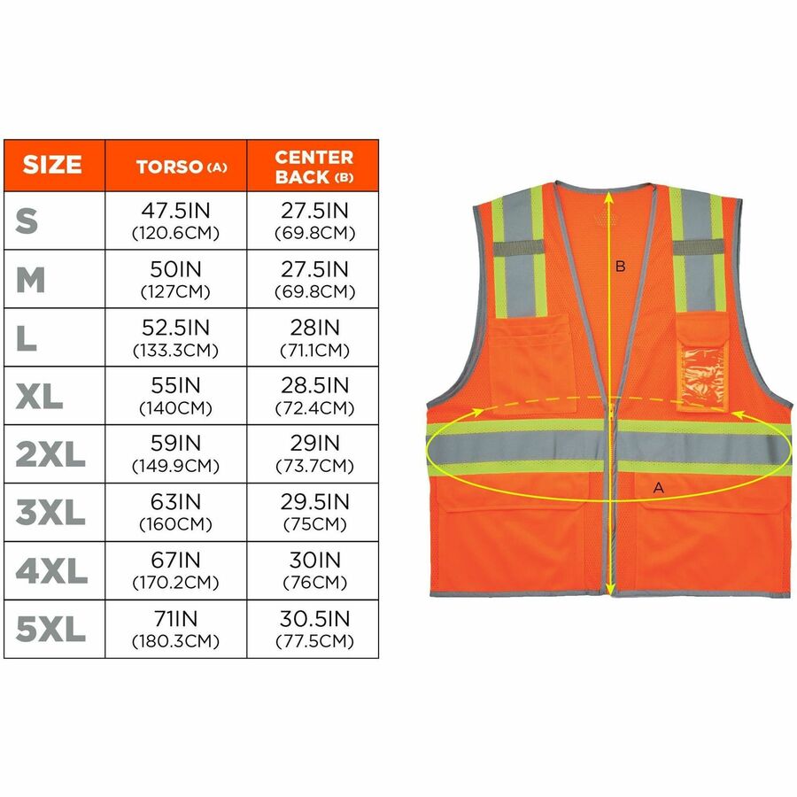 Ergodyne 8246Z 2-Tone High-Visibility Safety Vest