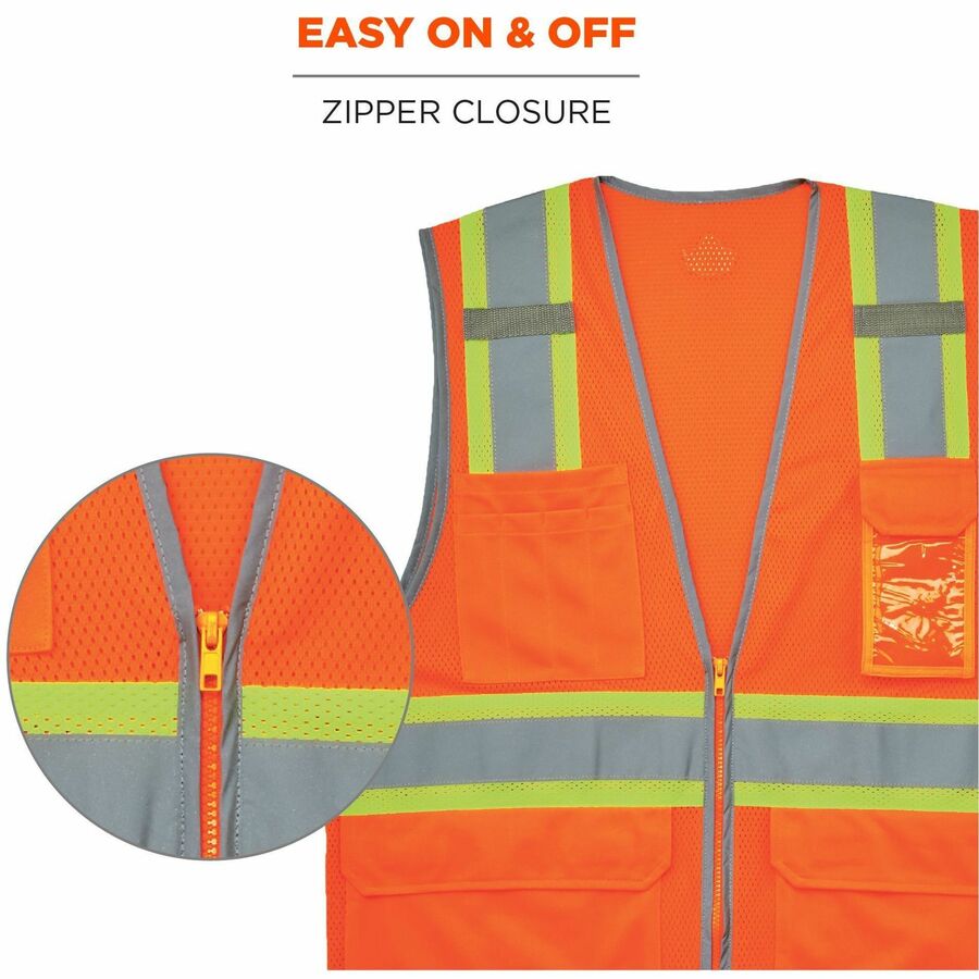 Ergodyne 8246Z 2-Tone High-Visibility Safety Vest