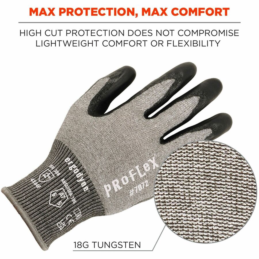 Ergodyne Nitrile-Coated Cut-Resistant Gloves