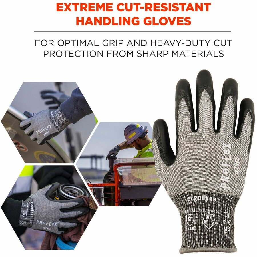 Ergodyne Nitrile-Coated Cut-Resistant Gloves
