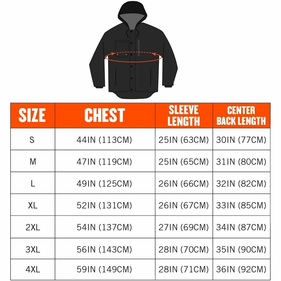 Ergodyne N-Ferno 6468 Heavy-Duty Canvas Jackets