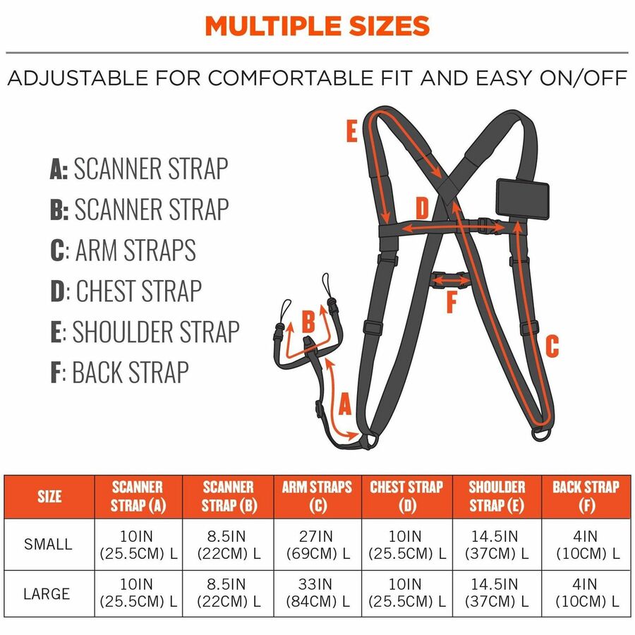 Ergodyne 3138 Padded Bar-code Scanner Harness