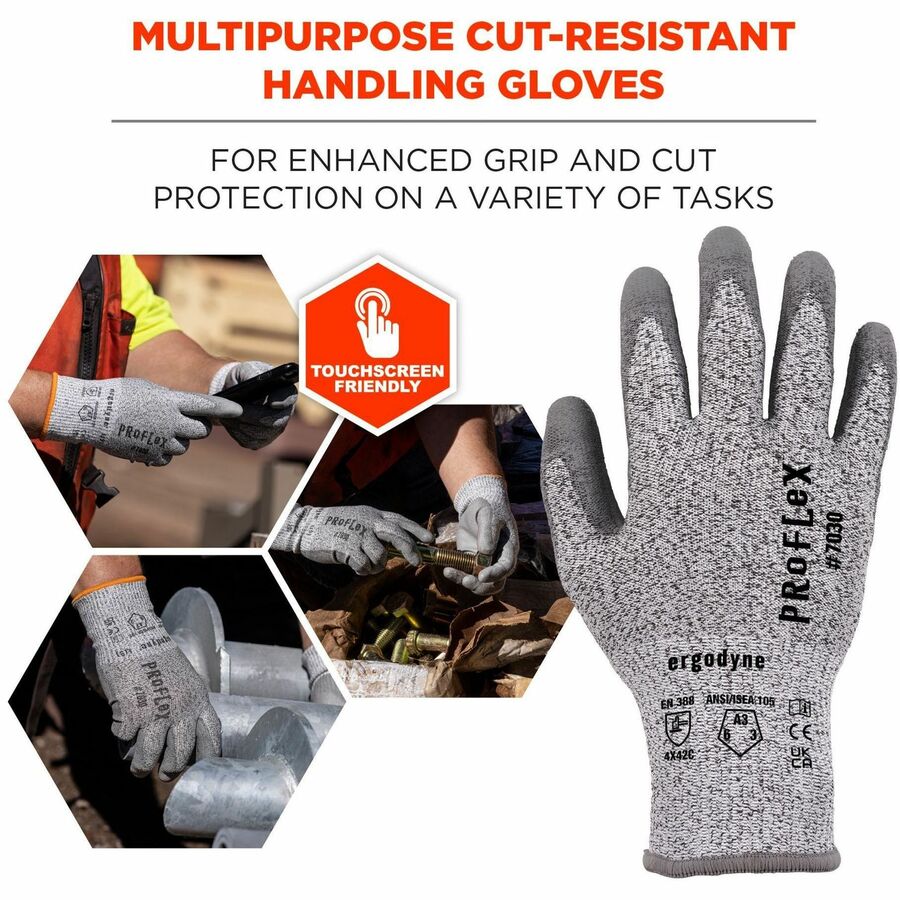 Ergodyne 7030 PU-Coated Cut-Resistant Gloves