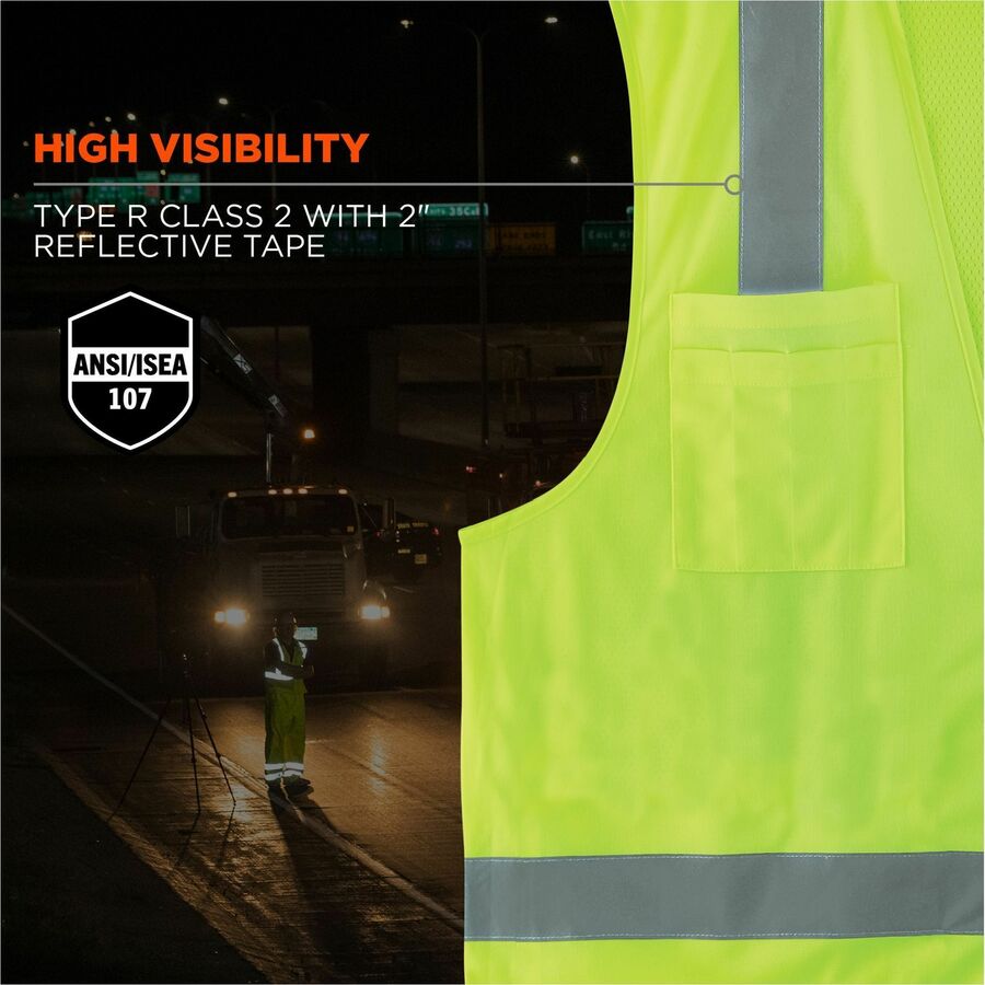 Ergodyne GloWear 8249Z Hi-Vis Surveyors Vest