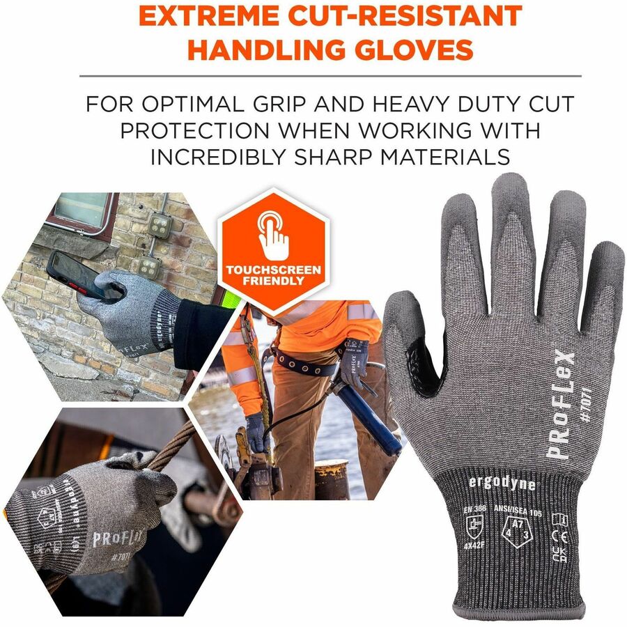 Ergodyne 7071 PU-Coated Cut-Resistant Gloves