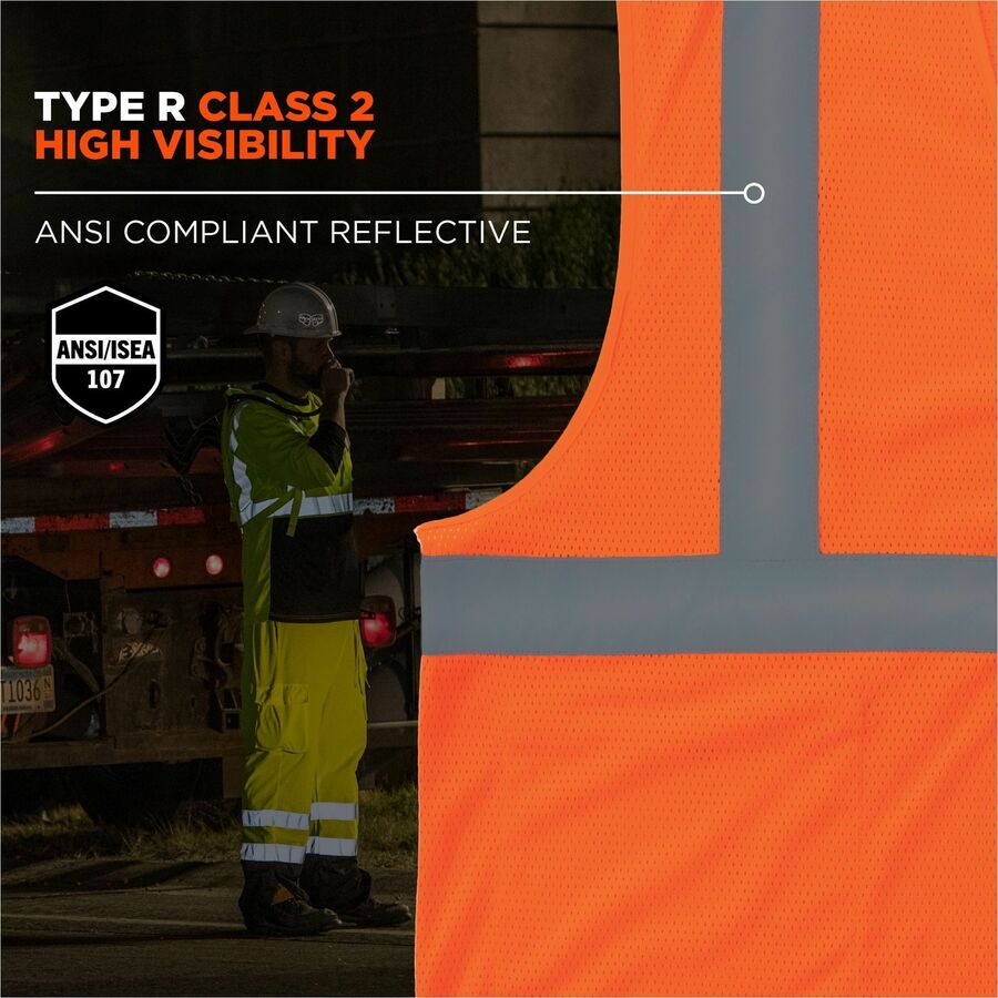 Ergodyne GloWear 8210HL Mesh Hi-Vis Safety Vest