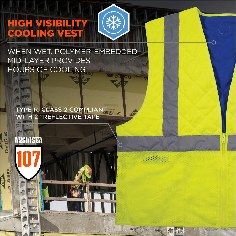 Ergodyne Chill-Its 6668 Hi-Vis Safety Cooling Vest