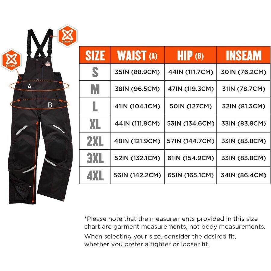 Ergodyne 6471 Insulated Bib Overalls