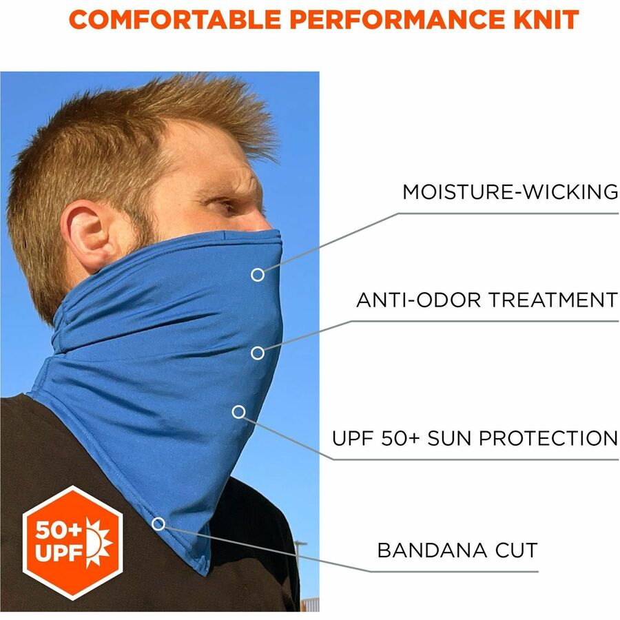 Ergodyne 6483 Cooling Neck Gaiter Bandana with Pocket