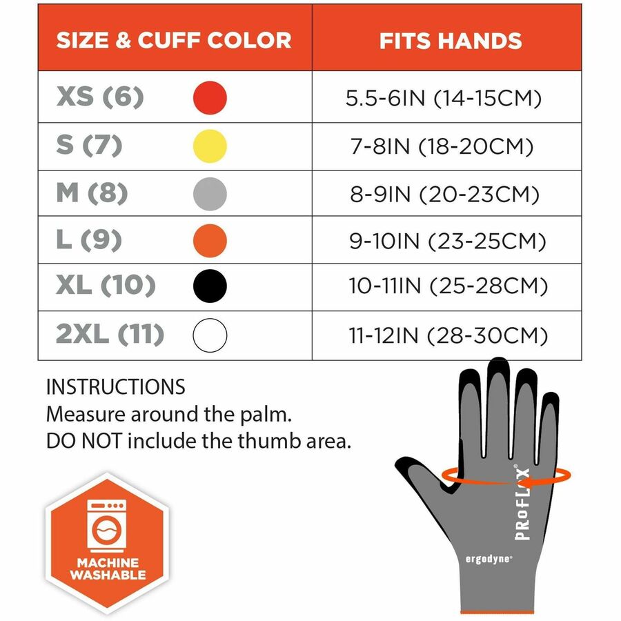 Ergodyne Nitrile-Coated Cut-Resistant Gloves