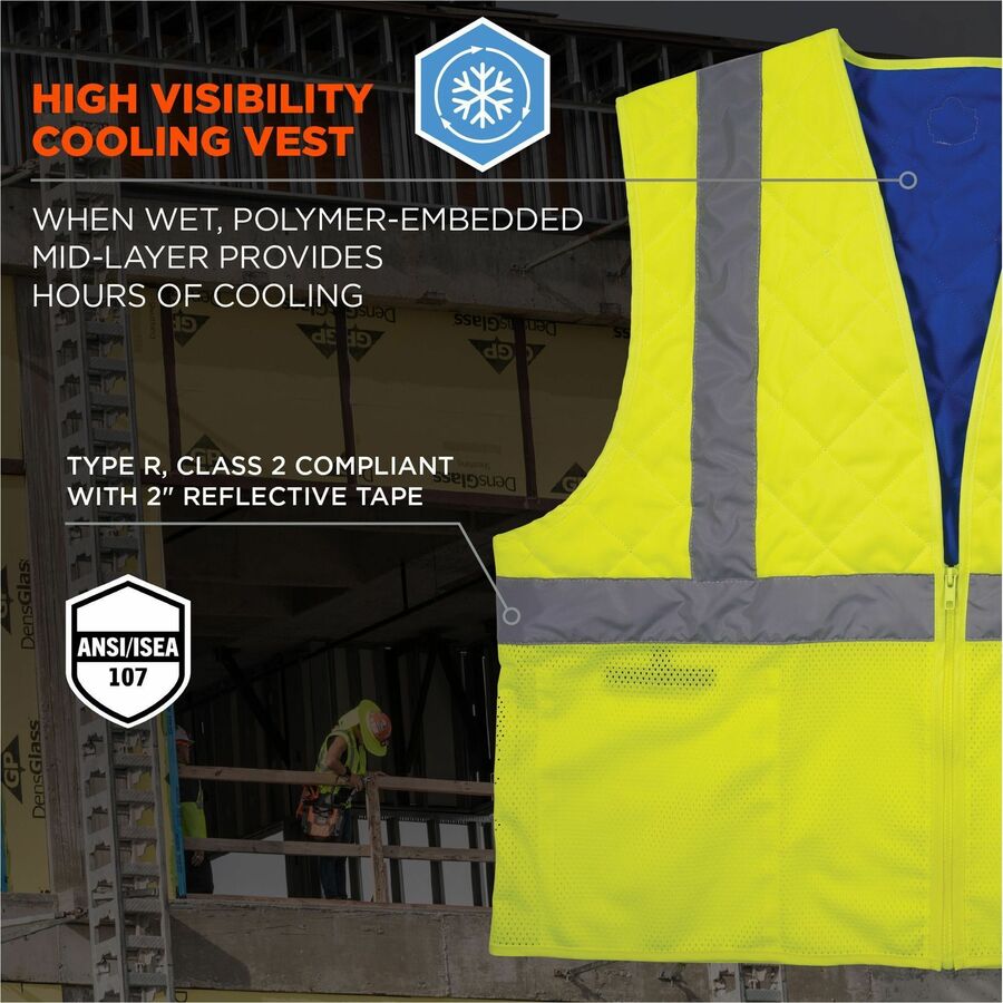 Ergodyne Chill-Its 6668 Hi-Vis Safety Cooling Vest