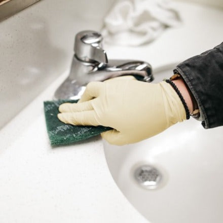 Ammex Gloveworks Ivory Latex PF Ind SM Gloves ILHD