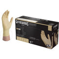 Ammex Gloveworks Ivory Latex PF Ind MD Gloves ILHD